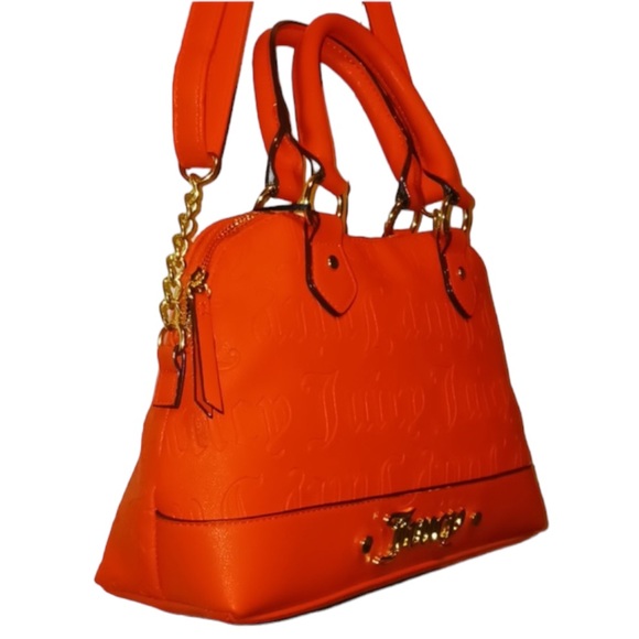 NWT 🍊Juicy Couture Dome Satchel
Crossbody Bright Tangerine 🧡 - Picture 4 of 13